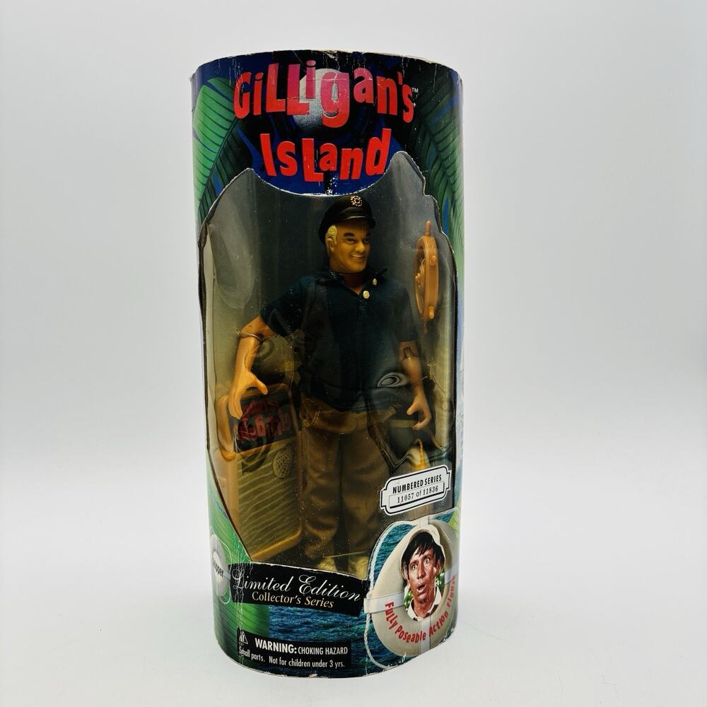 Gilligan's Island Collector Series SKIPPER Limited Edition Figure 1997 In Box